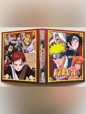 2005 Bandai Naruto Battle Goods Box Card Binder